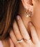 CLUSE  Essentiele Hexagon Stud Earrings rose gold plated (CLJ50006)